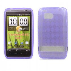 Gel Case  for HTC Thunderbolt(Purple)